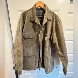 Vintage XL Carhartt lined jacket